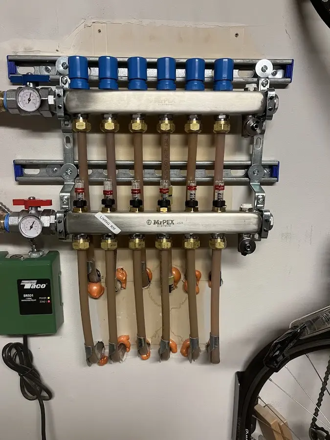 Plumber performing Leak Detection at a residential property in Fort Smith